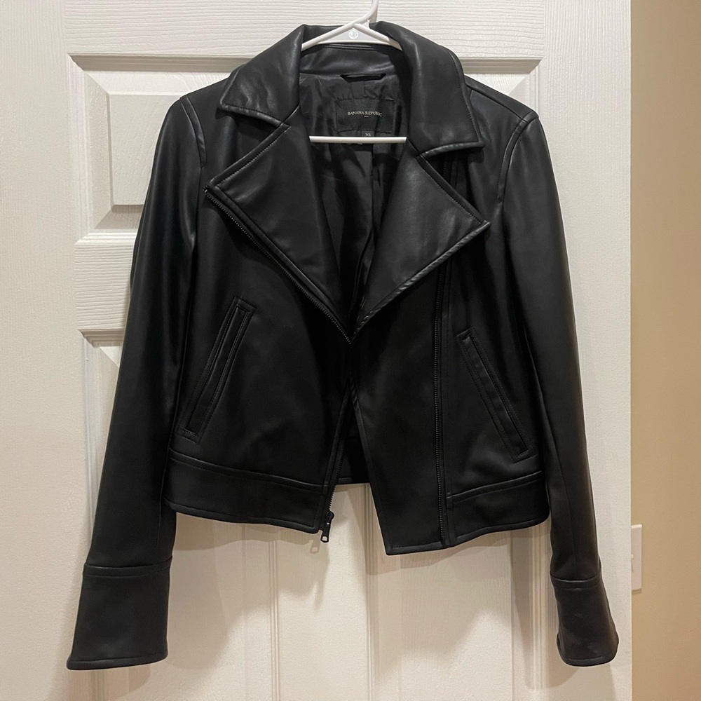 Banana Republic Faux Leather Jacket